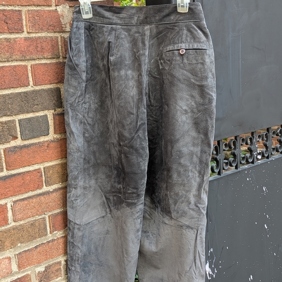 Danier Vintage Suede Gray Pants - Picture 11 of 14